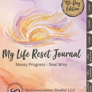 90 Day Digital Life reset journal with navigation buttons